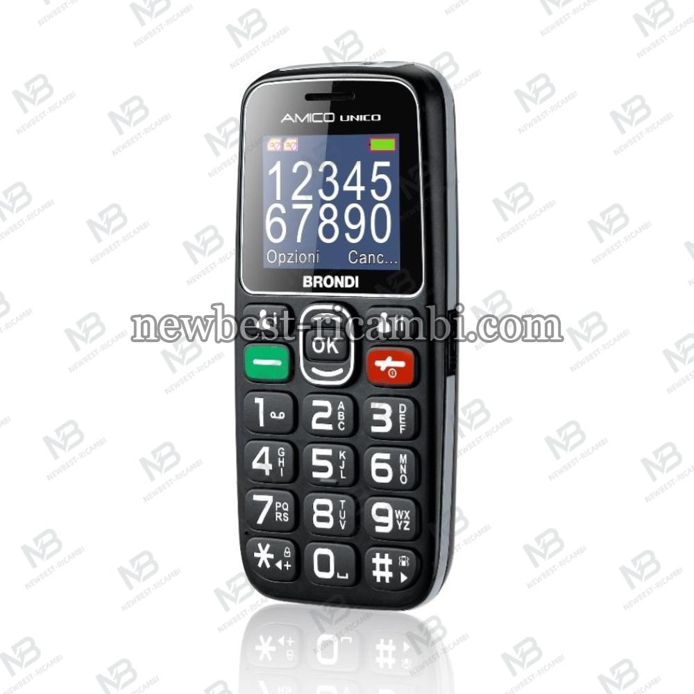 BRONDI CELLULARE AMICO UNICO DUAL SIM NERO