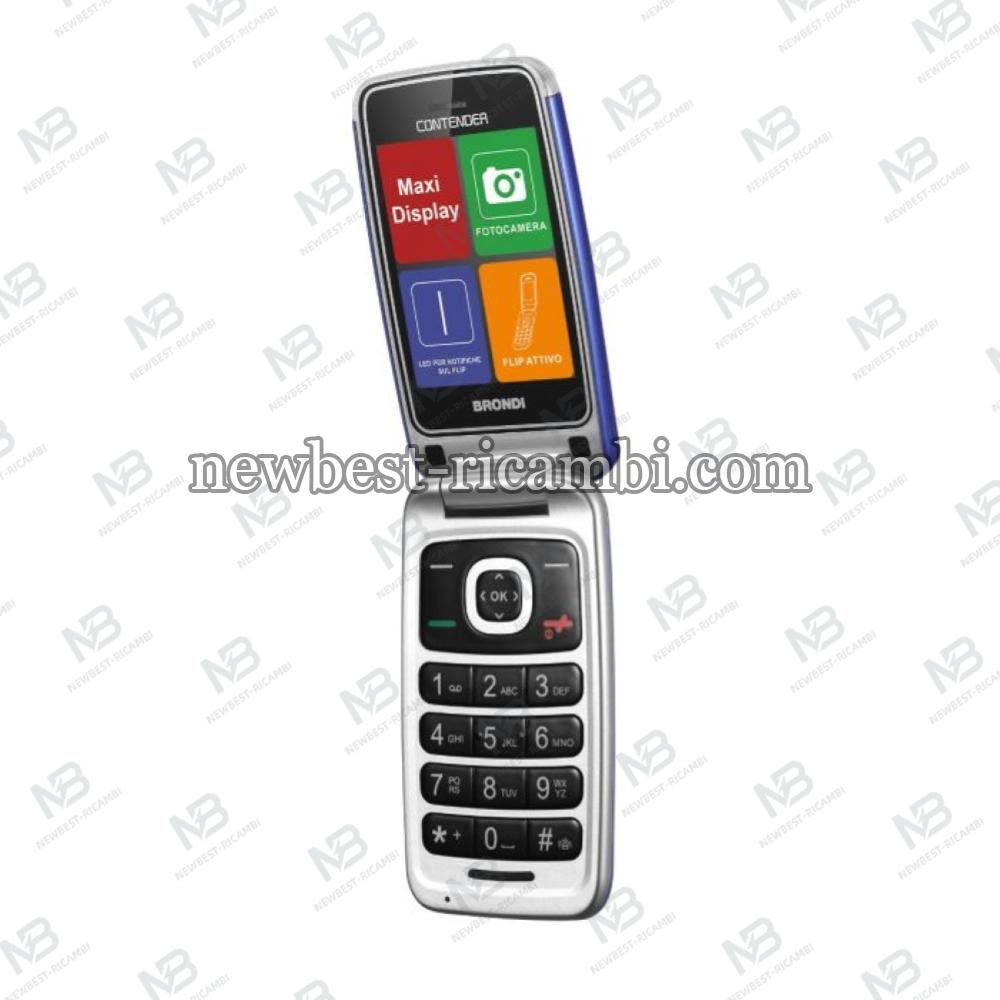 BRONDI CELLULARE CONTENDER FLIP DUAL SIM BLU/VIOLA