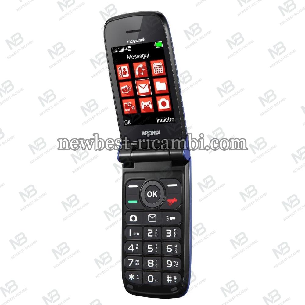 BRONDI CELLULARE MAGNUM 4 FLIP DUAL SIM BLU VIOLA