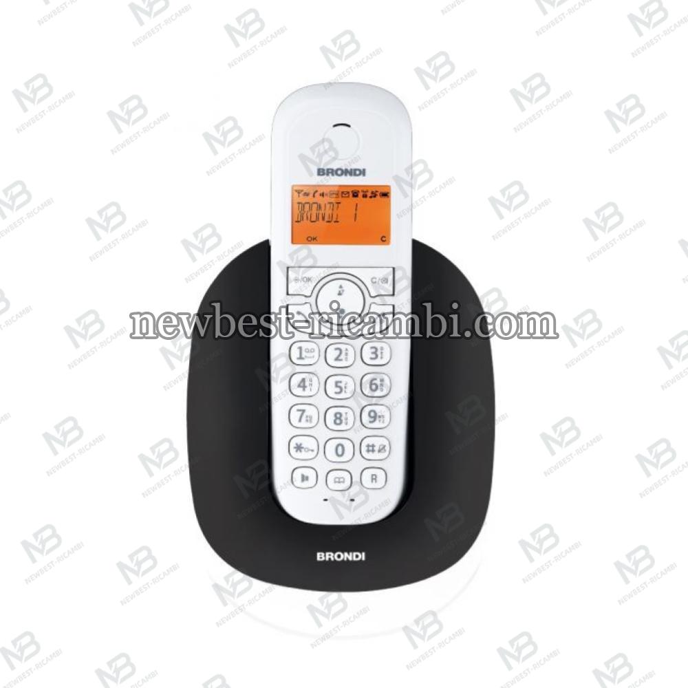 BRONDI CORDLESS MANTA VIVAVOCE DECT NERO E BIANCO