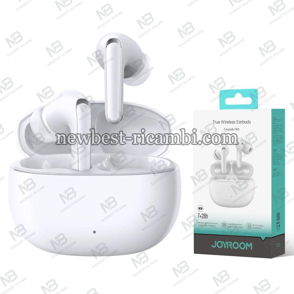 Joyroom JR-FB3 Funpods White Wireless Earbuds in Blister