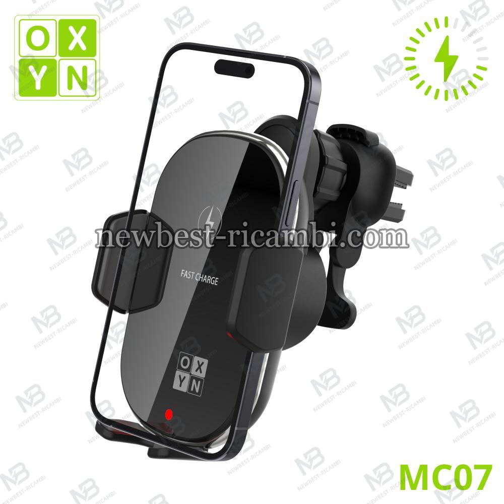 OXYN SUPPORTO MC07 SMARTPHONE CON RICARICA WIRELESS PER PRESA D'ARIA