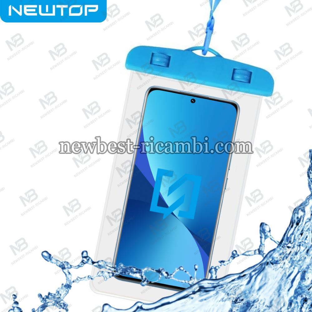 NEWTOP WA06 WATERPROOF SMARTPHONE NEW BAG (Fino a 6.5'' - Azzurro)