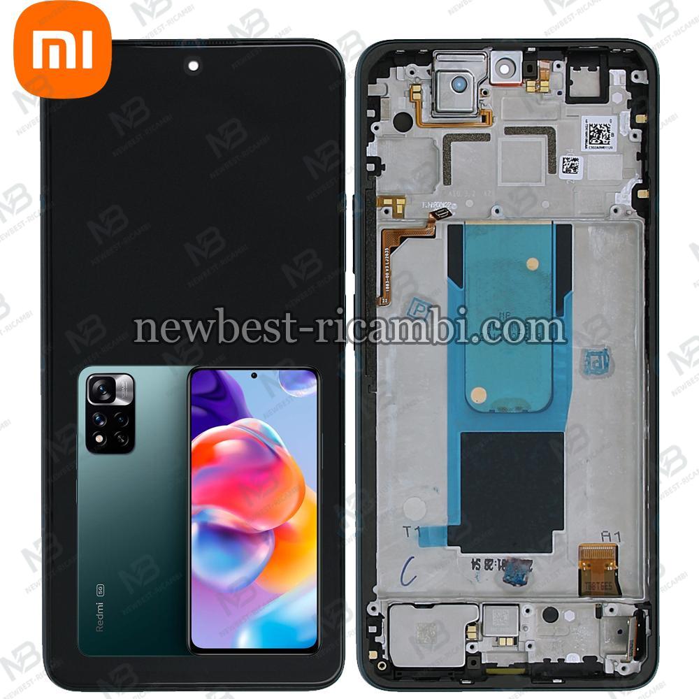 Xiaomi Redmi Note 11 Pro 4G / 11 PRO 5G / Poco X4 Pro 5G Touch+Lcd+Frame Green Service Pack