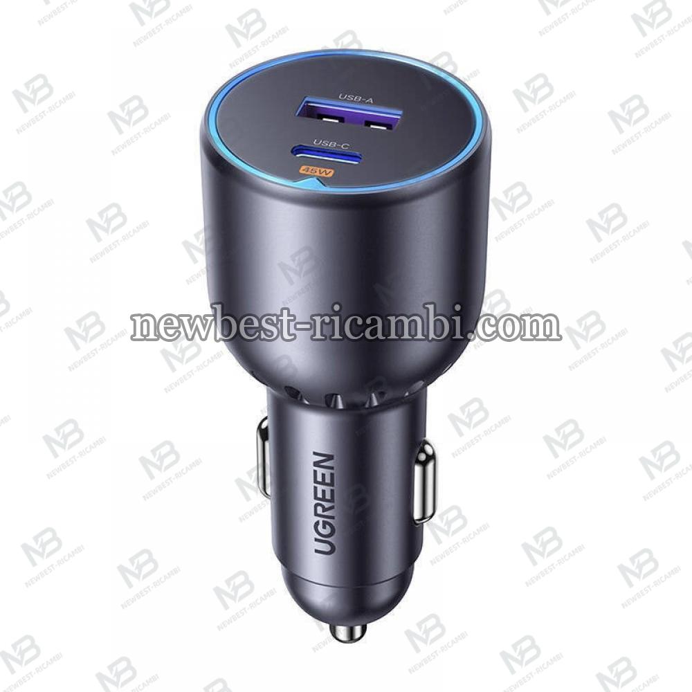 Car Charger UGREEN EC701 63W 3A 1 x USB-A - 1 x USB-C Black In Blister