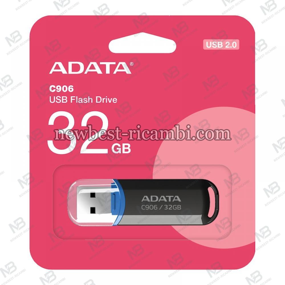 USB-A 2.0 FlashDrive Adata C906 32Gb AC906-32G-RBK