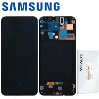 Samsung A50 2019 A505f Touch + Lcd + Frame Black Service Pack