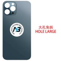 iPhone 12 Pro Back Cover Glass Camera Hole Large Blue