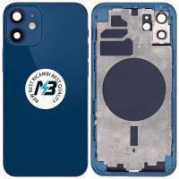 iPhone 12 back cover with frame blue OEM