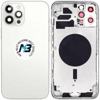 iPhone 12 Pro Back Cover With Frame White Oem