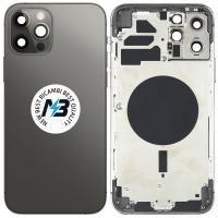 iPhone 12 Pro Max back cover with frame black OEM
