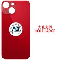 iPhone 13 Mini Back Cover Glass Hole Large Red