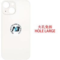 iPhone 13 Mini Back Cover Glass Hole Large White