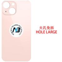 iPhone 13 Mini Back Cover Glass Hole Large Pink