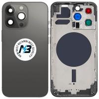 iPhone 13 Pro Back Cover+Frame Black