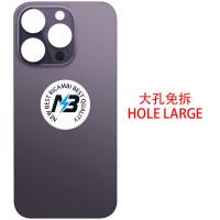 iPhone 14 Pro Max Back Cover Glass Hole Large Purple