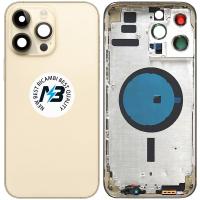 iPhone 14 Pro Max Back Cover+Frame Gold