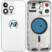 iPhone 14 Pro Max Back Cover+Frame Silver