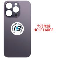 iPhone 14 Pro Back Cover Glass Hole Large Purple
