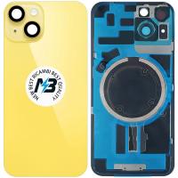 iPhone 14 Back Cover With Frame Yellow