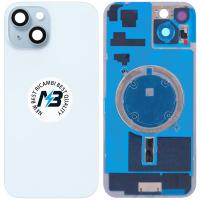 iPhone 15 Back Cover With Frame Blue