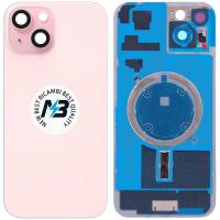 iPhone 15 Back Cover With Frame Pink