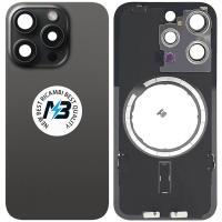 iPhone 15 Pro Back Cover With Frame Black
