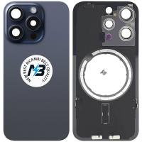 iPhone 15 Pro Back Cover With Frame Blue