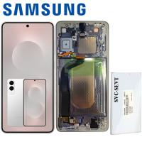Samsung Galaxy S25 Edge S937 Touch + Lcd + Frame Titanium Silver Service Pack