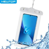 NEWTOP WA06 WATERPROOF SMARTPHONE NEW BAG (Fino a 6.5'' - Bianco)