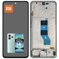 Xiaomi Redmi Note 14 5G Touch + Lcd + Frame Coral Green Service Pack