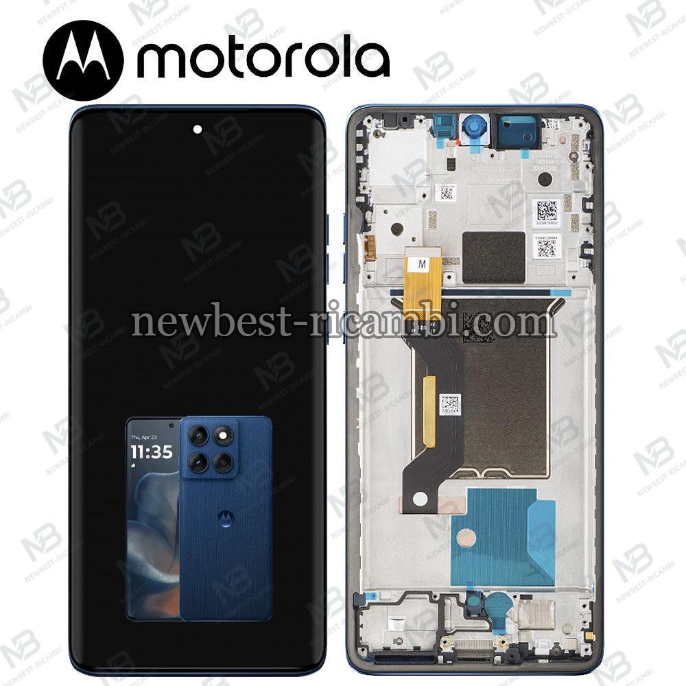 Motorola Edge 60 5G (XT2505) Touch + Lcd + Frame Blue Service Pack