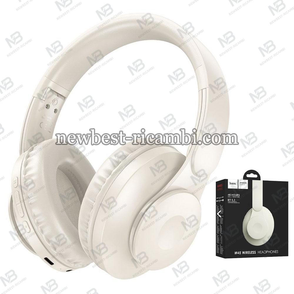 Handsfree Bluetooth Hoco W45 White In Blister