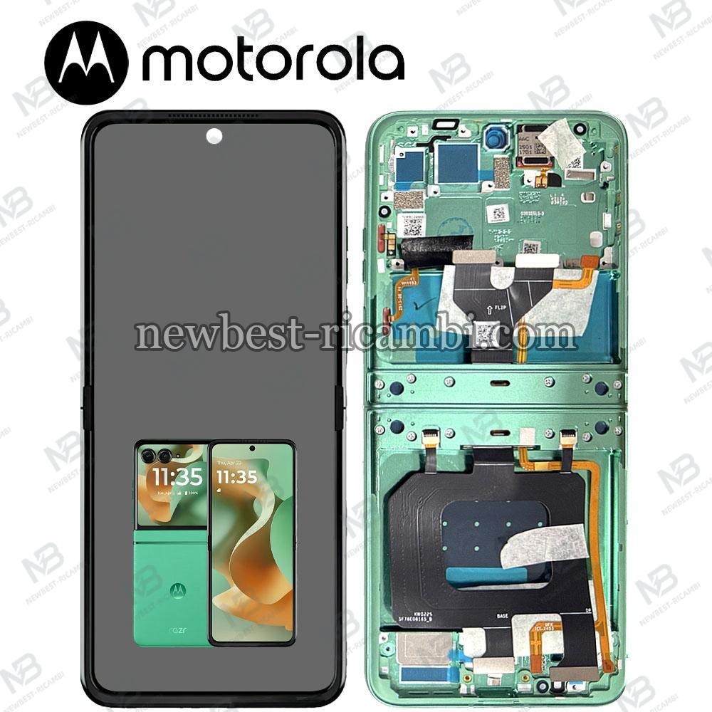 Motorola Moto Razr 60 (XT2553) Touch + Lcd + Frame Green / Spring Bud Service Pack