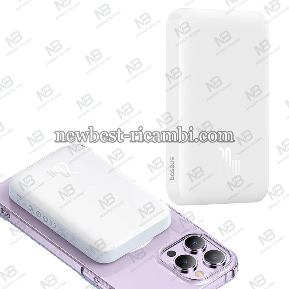 Powerbank Baseus Magnetic Mini 6000mAh 20W PD + FQI White
