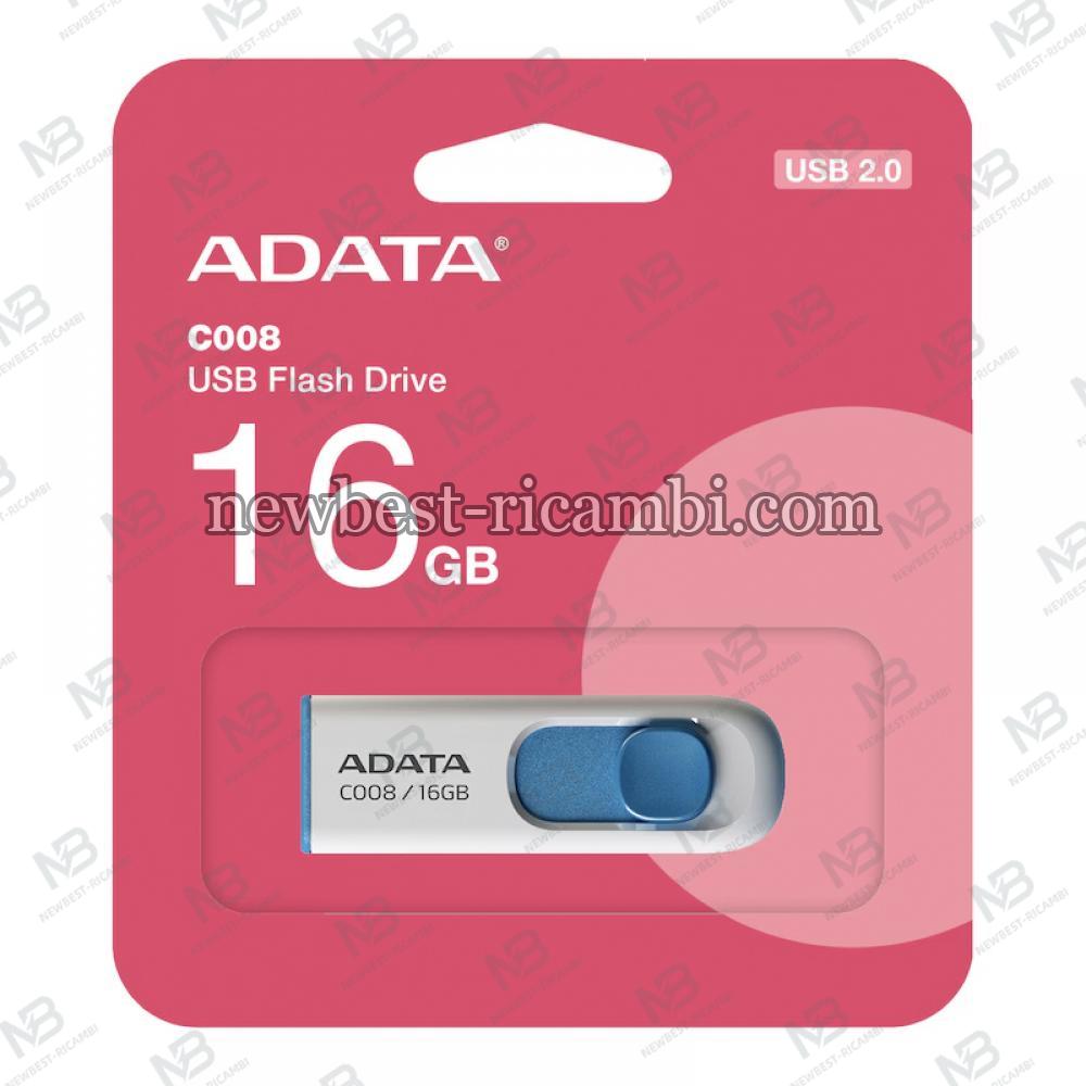 USB-A 2.0 FlashDrive Adata C008 16Gb AC008-16G-RWE