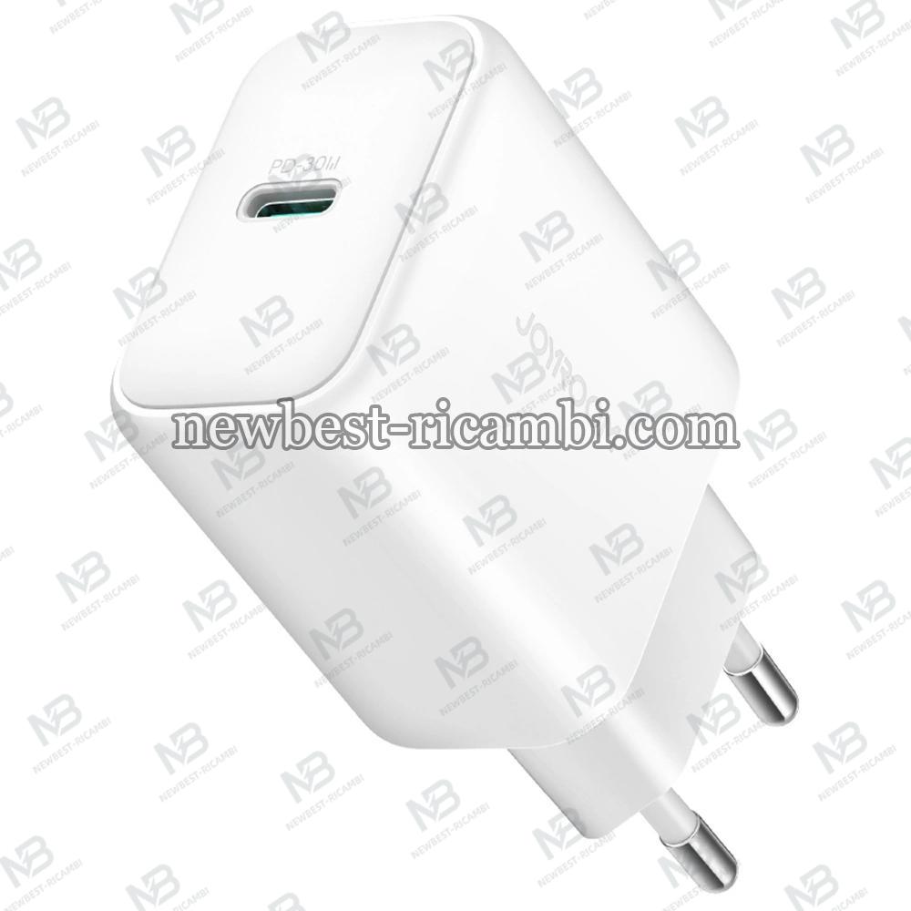 Wall Charger Joyroom JR-TCF24 30W 3A 1 x USB-C White