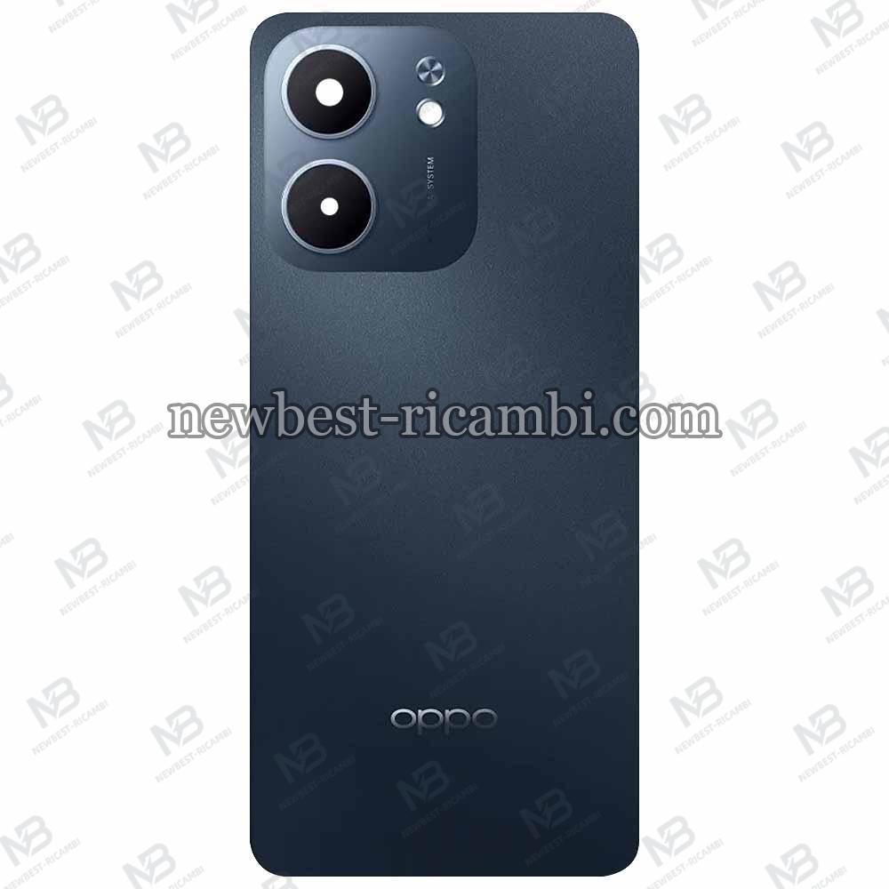 Oppo A5X 4G (CPH2725) Back Cover + Camera Glass Black / Blue Original