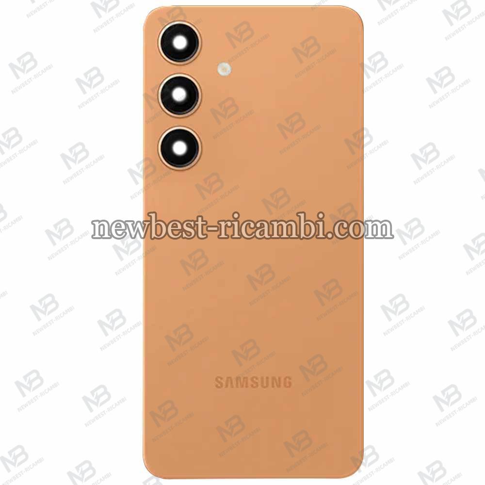 Samsung Galaxy S24 S921 Back Cover + Camera Glass Orange Original