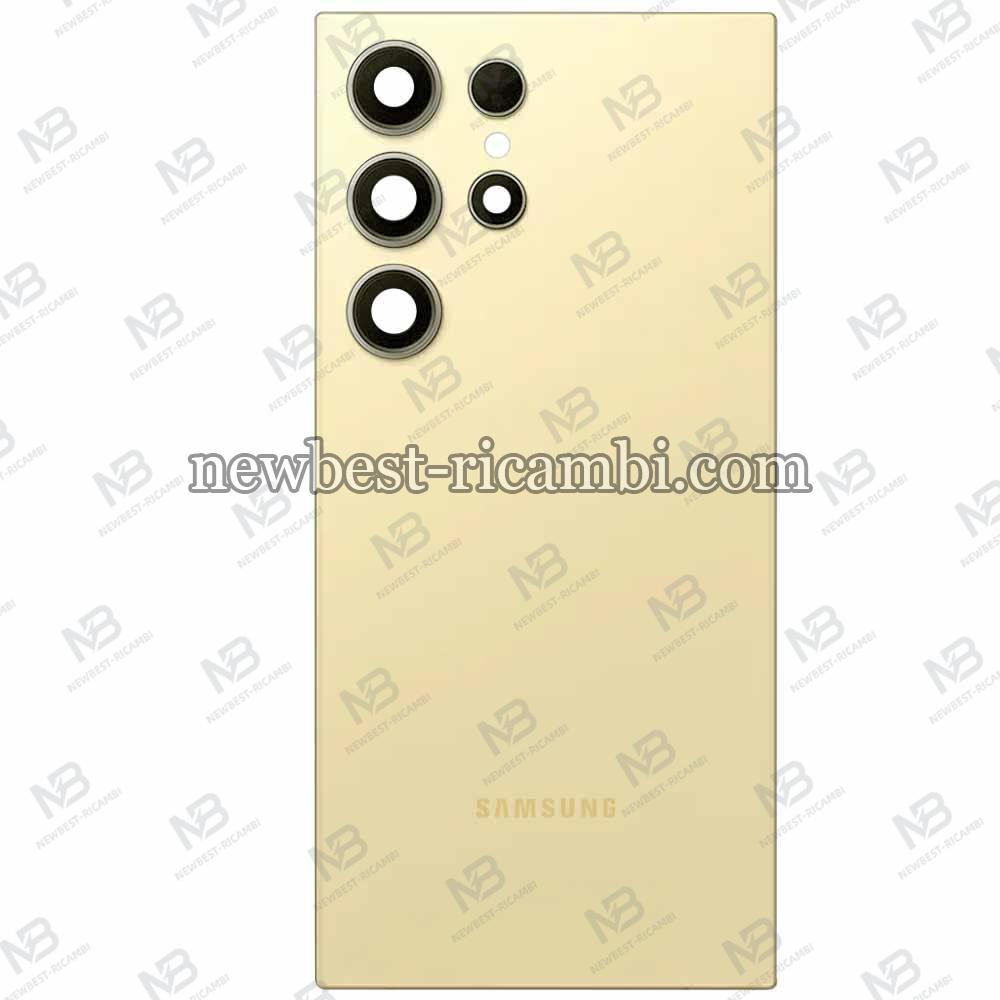 Samsung Galaxy S24 Ultra S928 Back Cover + Camera Glass Yellow Original