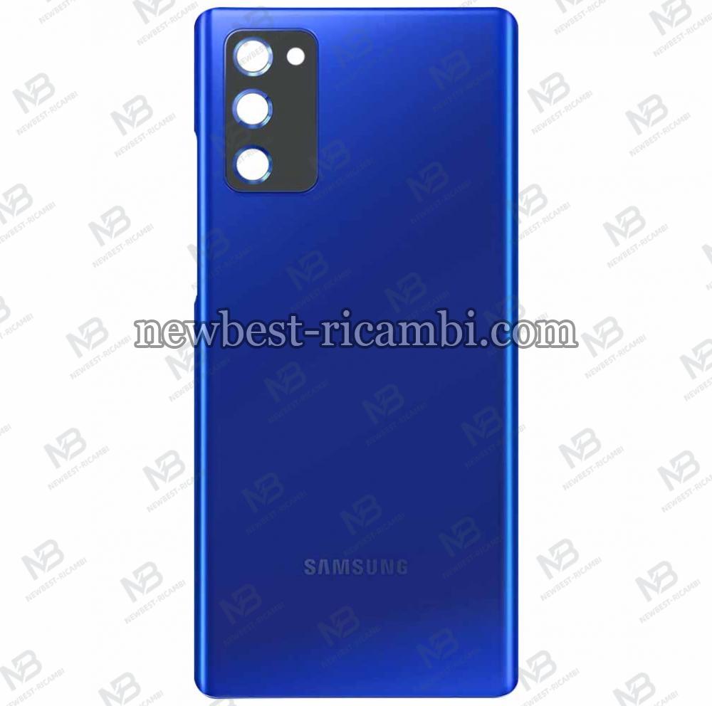 Samsung Galaxy Note 20 N980 N981 Back Cover + Camera Glass Blue AAA