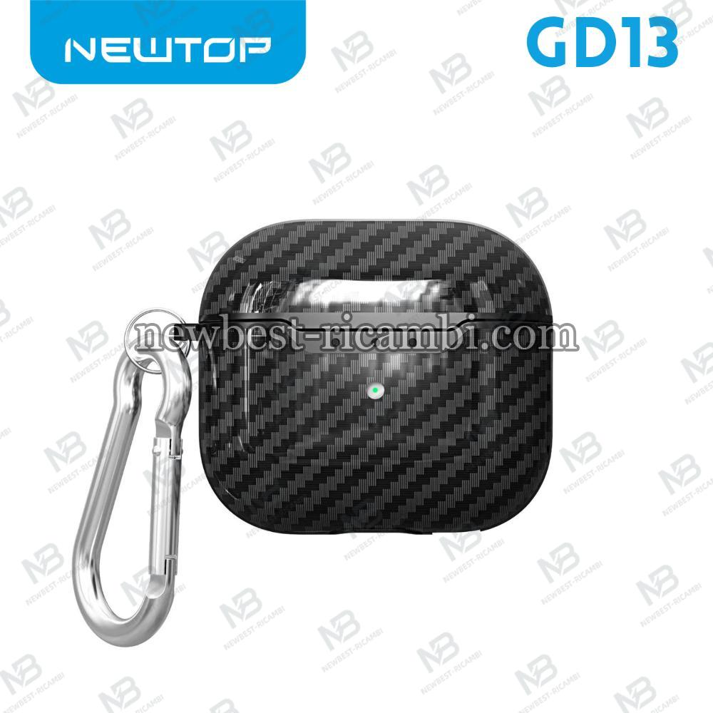NEWTOP GD13 SILICONE CUSTODIA AIRPODS AIRPOD PRO 2 (Airpods pro2 - Nero)