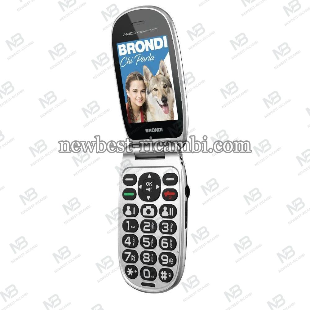 BRONDI CELLULARE AMICO COMFORT NERO RUBBER