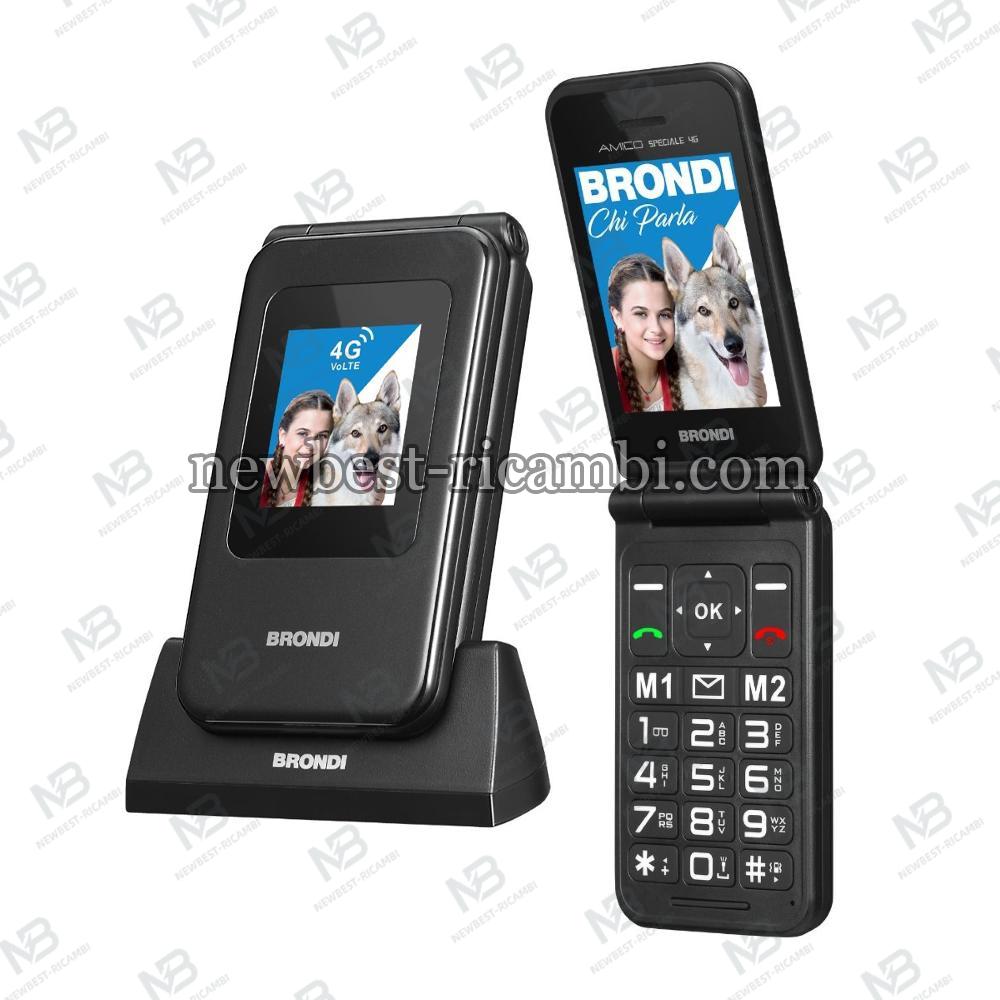 BRONDI CELLULARE AMICO SPECIAL 4G BLACK METAL