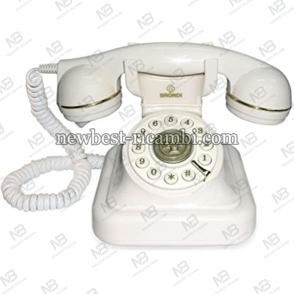 BRONDI TELEFONO A FILO VINTAGE 20 BIANCO 10270971
