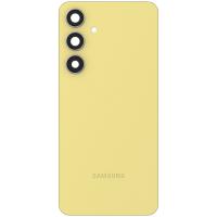 Samsung Galaxy S24 FE S721 Back Cover + Camera Glass Yellow AAA