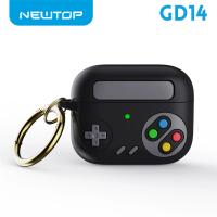 NEWTOP GD14 HANDHELD GAME CONSOLE DESIGN CUSTODIA AIRPODS PRO 2 (Airpods pro2 - Nero)