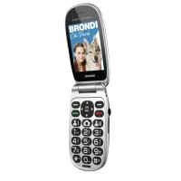 BRONDI CELLULARE AMICO COMFORT NERO RUBBER