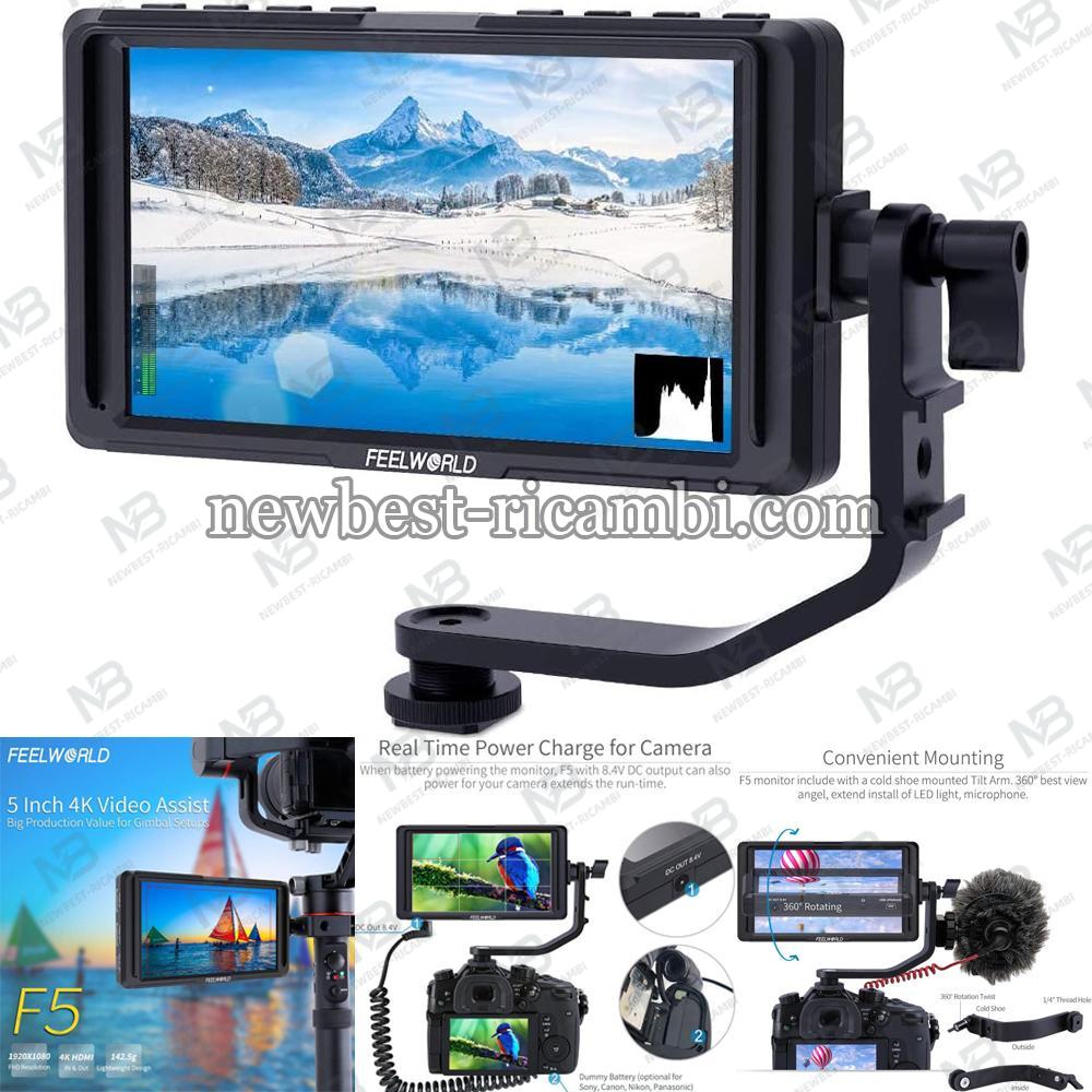 Feelworld F5 4K 5" On-Camera Monitor In Blister