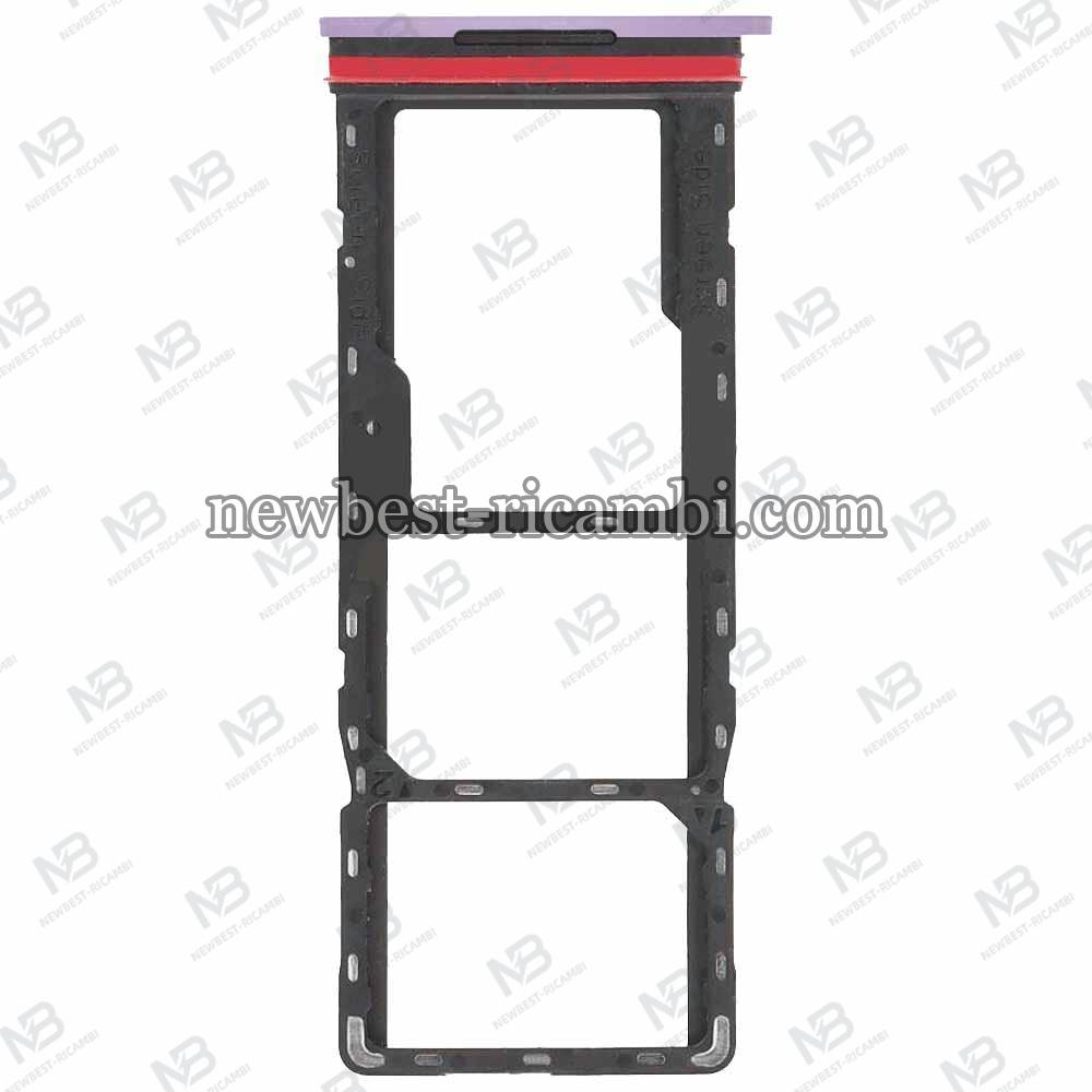 Moto E14 Sim Tray Purple